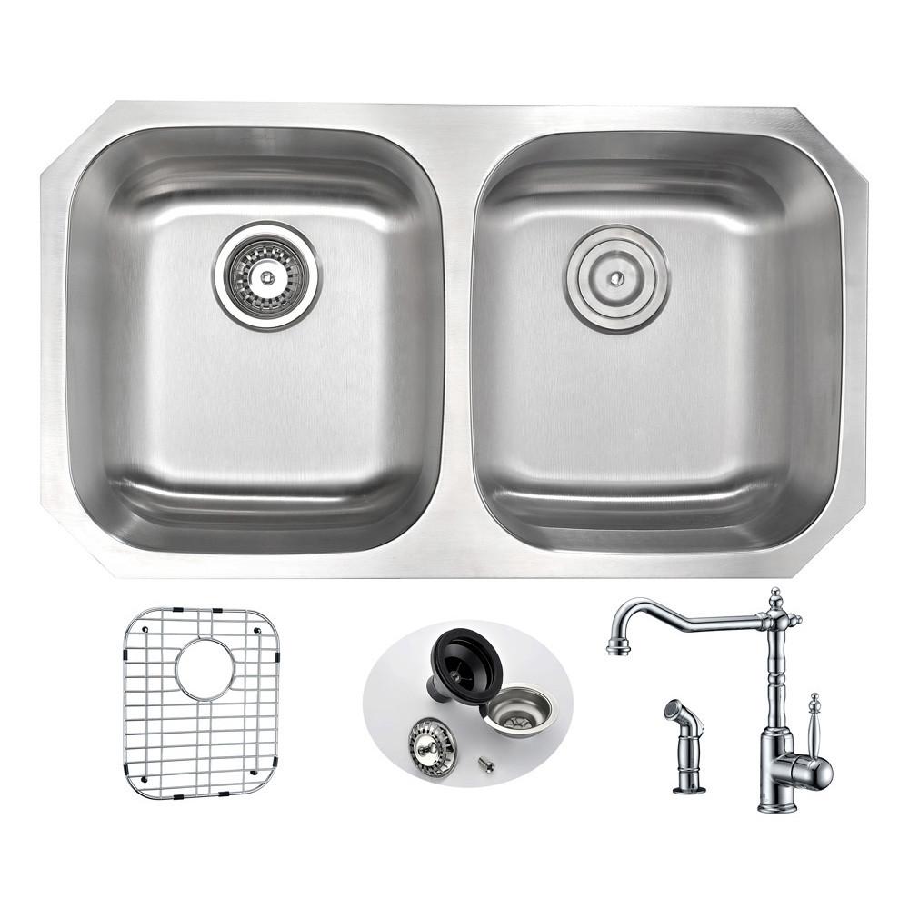 ANZZI MOORE Series KAZ3218-037 Kitchen Sink Kitchen Sink ANZZI