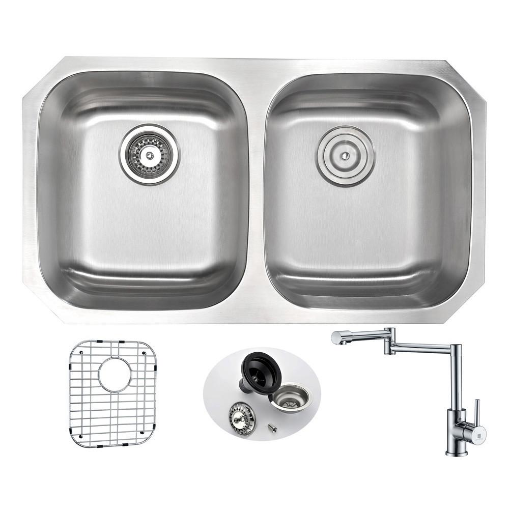 ANZZI MOORE Series KAZ3218-102 Kitchen Sink Kitchen Sink ANZZI