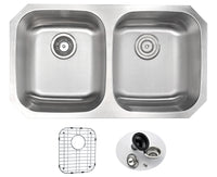 Thumbnail for ANZZI MOORE Series KAZ3218-102 Kitchen Sink Kitchen Sink ANZZI