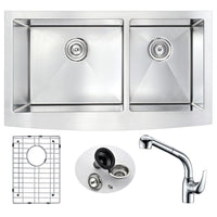 Thumbnail for ANZZI ELYSIAN Series KAZ3320-040 Kitchen Sink Kitchen Sink ANZZI
