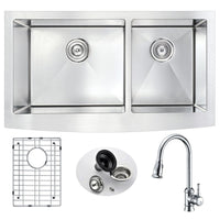 Thumbnail for ANZZI ELYSIAN Series KAZ3320-044 Kitchen Sink Kitchen Sink ANZZI