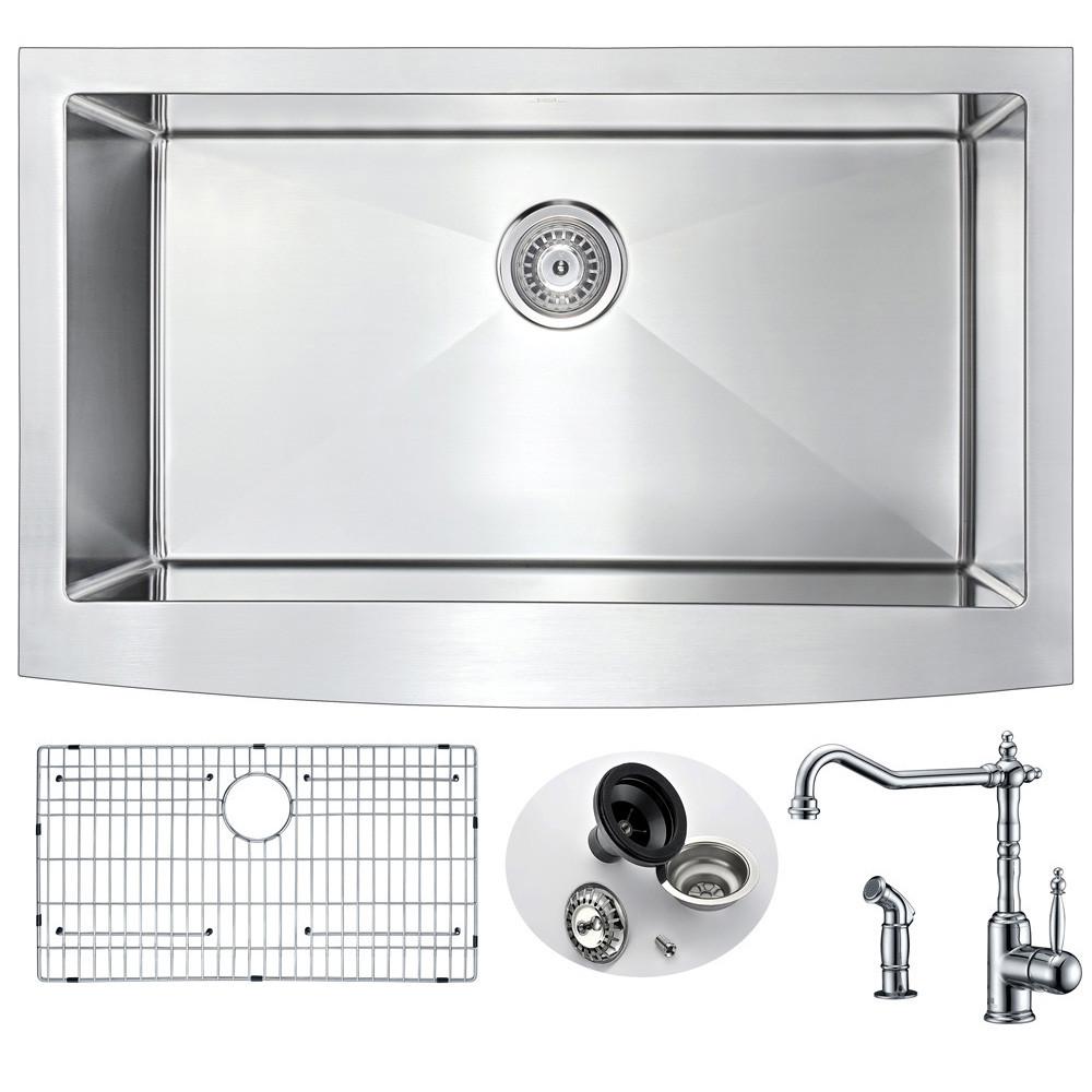 ANZZI ELYSIAN Series KAZ3620-037 Kitchen Sink Kitchen Sink ANZZI