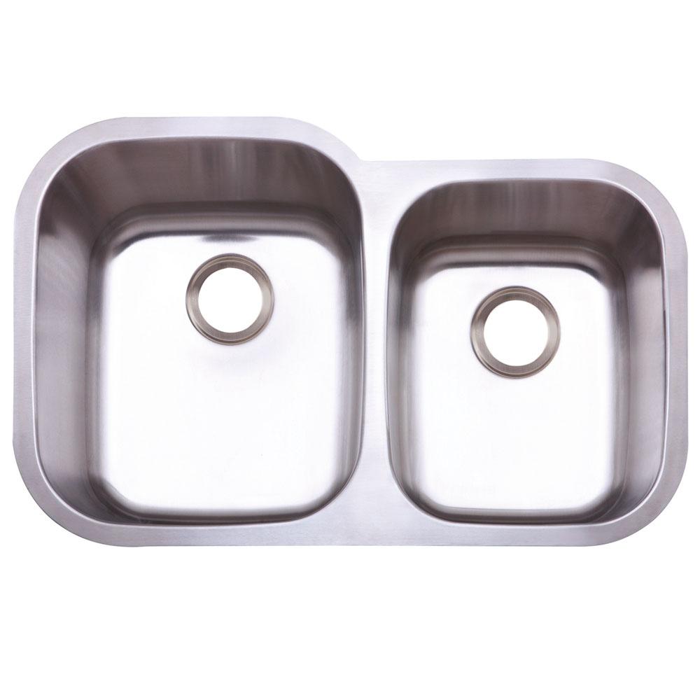 Gourmetier KU32219DBN Undermount Double Bowl Kitchen Sink Kitchen Sink Kingston Brass Default Title