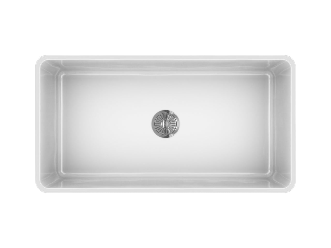 Latoscana 36" LTW3619W Farmhouse Kitchen Sink FIRECLAY Finish Kitchen Sinks Latoscana
