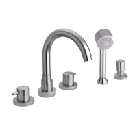 Thumbnail for Latoscana Elba Toman Tub With Lever Handle Shower In A Chrome Finish bathtub and showerhead faucet systems Latoscana