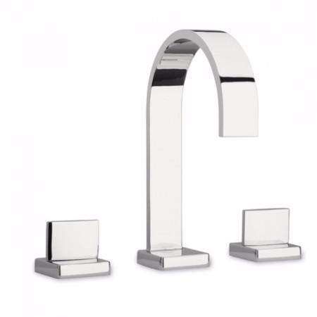 Latoscana 86CR102 Novello Roman Tub With Lever Handles in Chrome bathtub faucets Latoscana