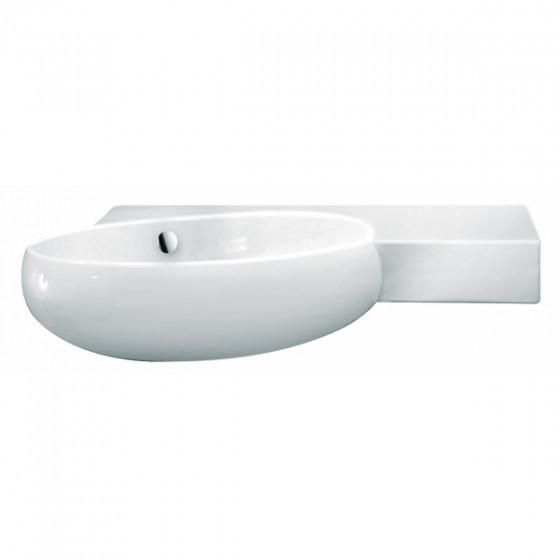 LaToscana Tao Wall Left Mounted Porcelain Bathroom Sink Vessel Sink Latoscana 