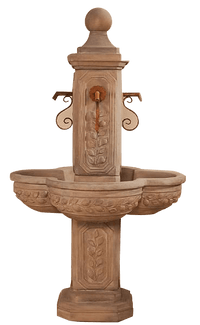 Thumbnail for Limone Courtyard Outdoor Cast Stone Garden Fountain For Spouts Fountain Tuscan