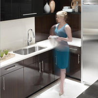 Thumbnail for Houzer Medallion Gourmet Series Undermount Stainless Steel Offset Single Bowl Kitchen Sink Kitchen Sink - Undermount Houzer
