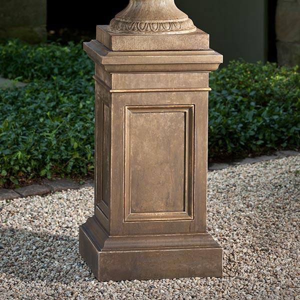 Campania International Cast Stone Coachhouse Pedestal Urn/Planter Campania International