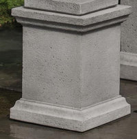 Thumbnail for Campania International Cast Stone Low Wolcott Pedestal Urn/Planter Campania International