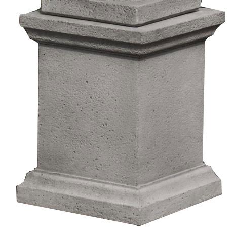 Campania International Cast Stone Low Wolcott Pedestal Urn/Planter Campania International