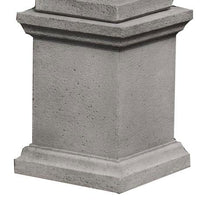 Thumbnail for Campania International Cast Stone Low Wolcott Pedestal Urn/Planter Campania International