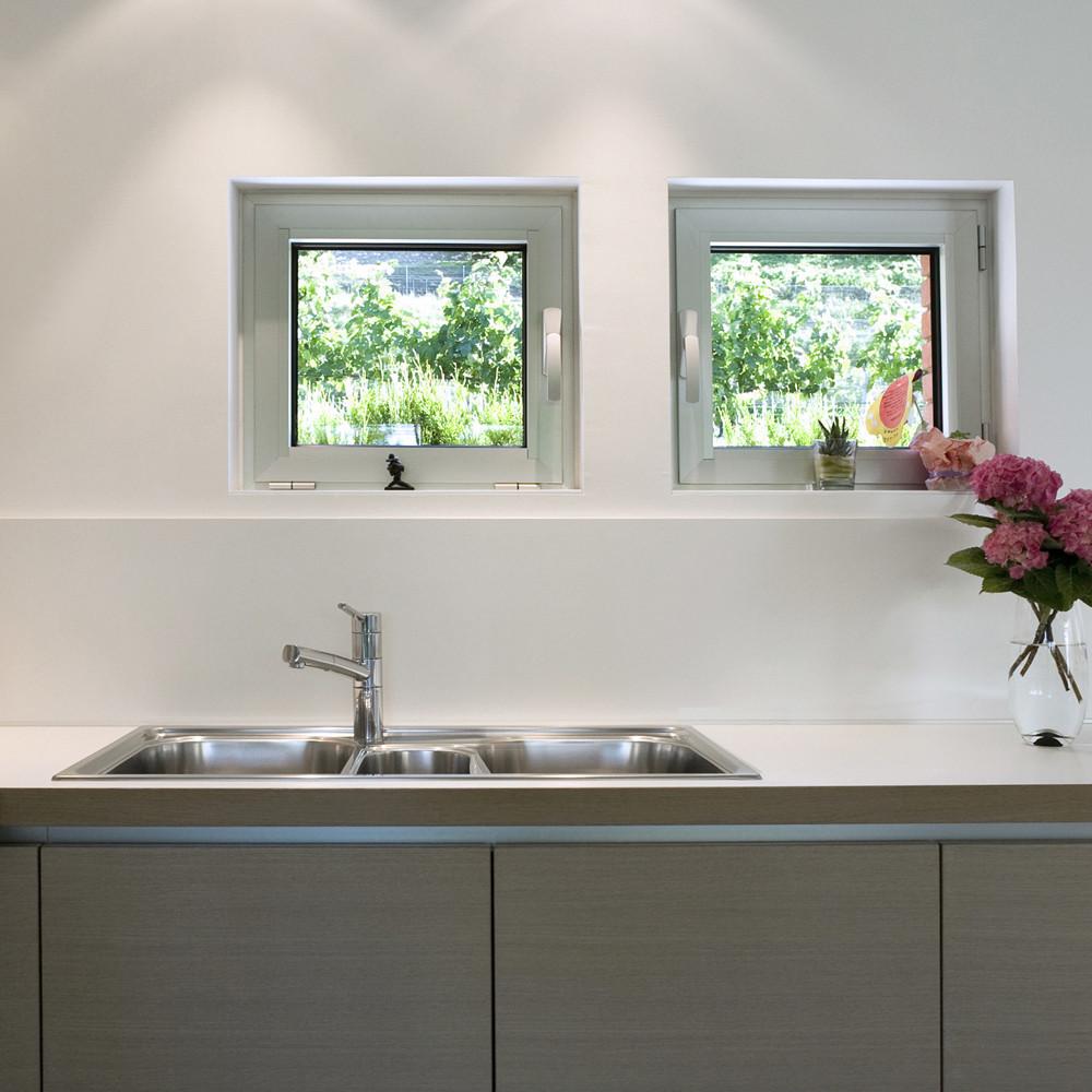 Houzer Premiere Gourmet Series Topmount Stainless Steel 4-Hole Triple Bowl Kitchen Sink Kitchen Sink - Topmount Houzer