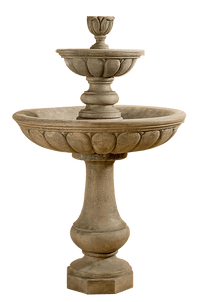 Thumbnail for Peotta Two Tier Outdoor Cast Stone Garden Fountain Fountain Tuscan
