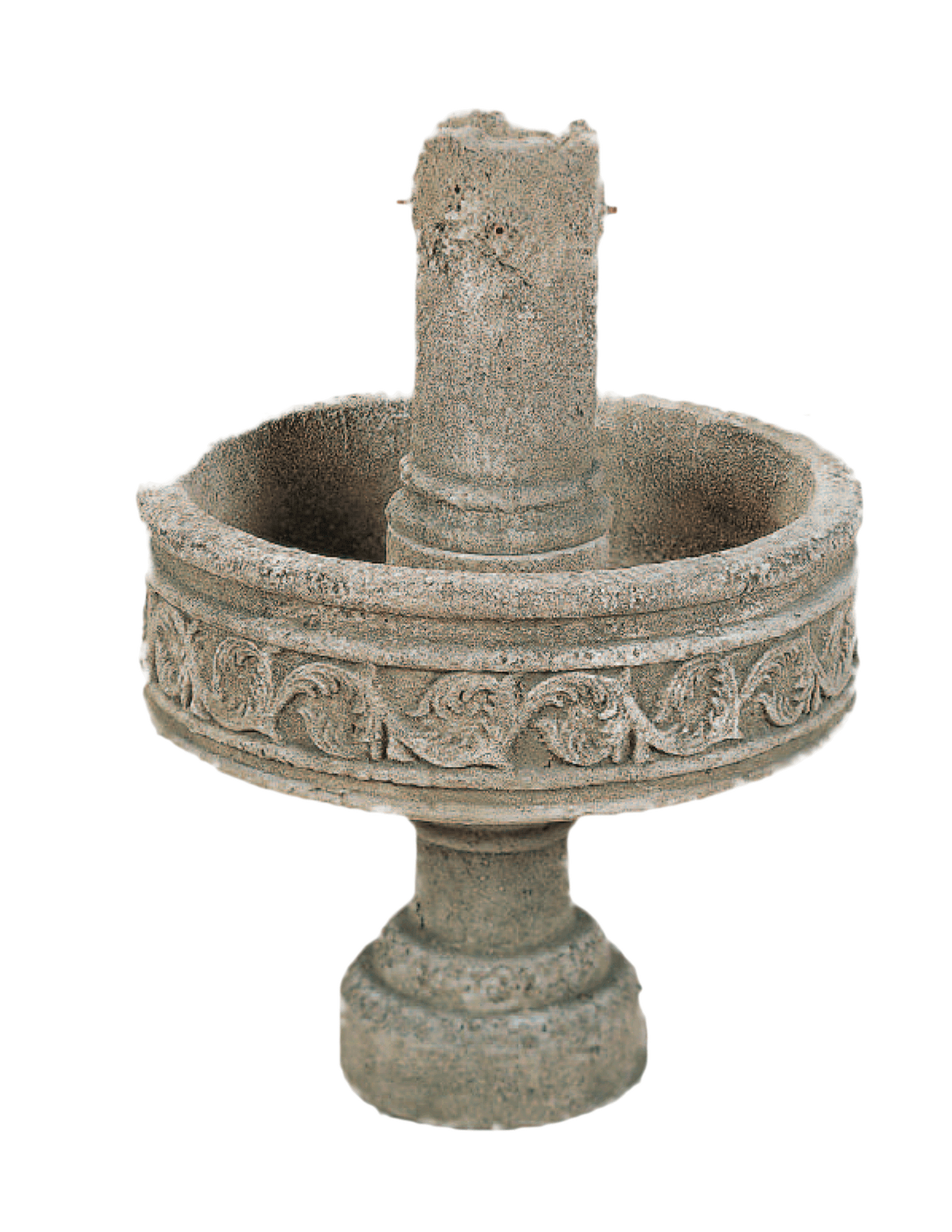 Pompeii Column Cast Stone Outdoor Garden Fountains Fountain Tuscan