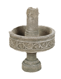 Thumbnail for Pompeii Column Cast Stone Outdoor Garden Fountains Fountain Tuscan
