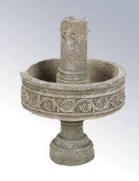 Thumbnail for Pompeii Column Cast Stone Outdoor Garden Fountains Fountain Tuscan