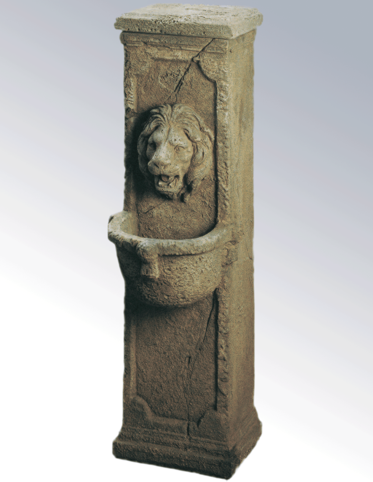 Ponte Vecchio Cast Stone Outdoor Garden Fountains With Spout Fountain Tuscan