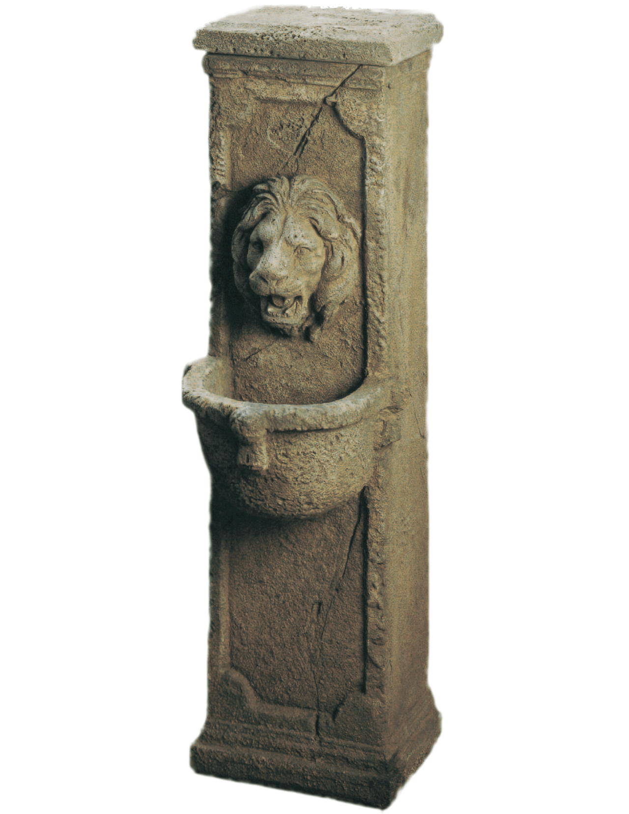 Ponte Vecchio Cast Stone Outdoor Garden Fountains With Spout Fountain Tuscan