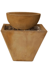 Thumbnail for Prima Outdoor Cast Stone Garden Bowl Fountain Fountain Tuscan
