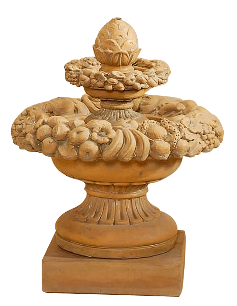 Primavera Outdoor Cast Stone Garden Fountain Fountain Tuscan