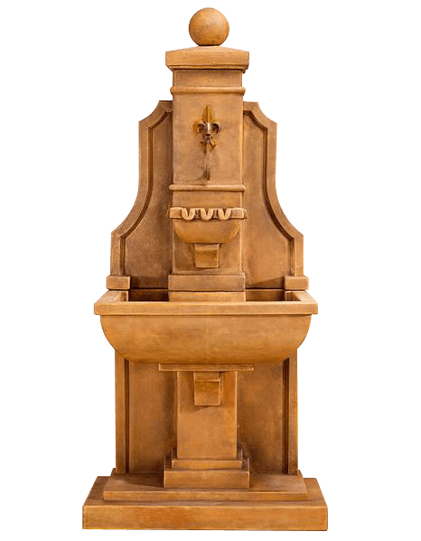 Provenza Wall Outdoor Cast Stone Garden Fountain For Spout Fountain Tuscan