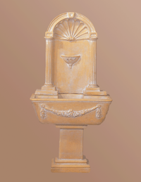 Thumbnail for Renaissance Wall Cast Stone Outdoor Garden Fountains With Spout Fountain Tuscan