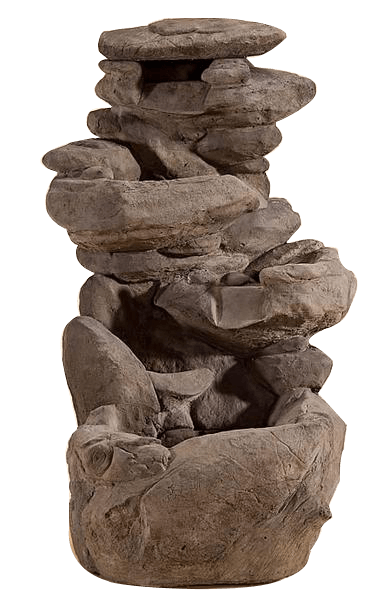 Rock Falls Outdoor Cast Stone Garden Fountain Fountain Tuscan