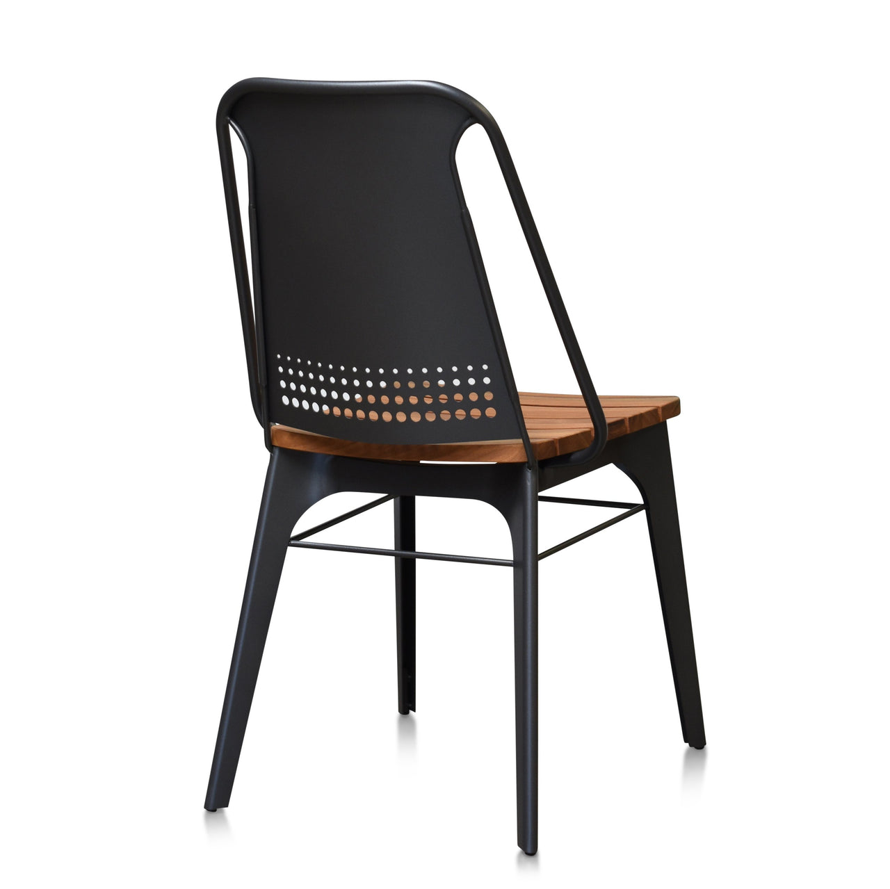 Strada Steel and Teak Outdoor Dining Chair - Set of 2 Dining Chair Gingko