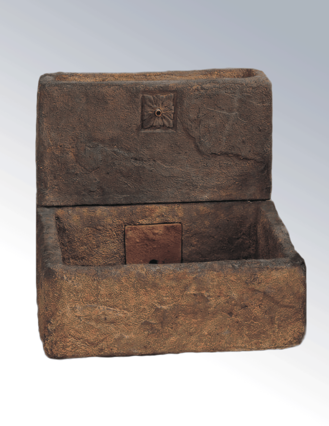 Shallow English Cistern Cast Stone Outdoor Garden Fountains Fountain Tuscan