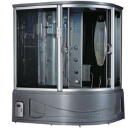 Thumbnail for Maya Bath Siena-Gray-Left Steam Shower Steam Shower Maya Bath