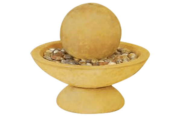 Small Tondo Outdoor Cast Stone Garden Fountain Fountain Tuscan