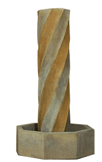 Thumbnail for Swirl Water Outdoor Cast Stone Garden Fountain No Ball Fountain Tuscan