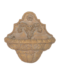 Thumbnail for Travertine Anghel Wall Cast Stone Outdoor Garden Fountains With Spout Fountain Tuscan