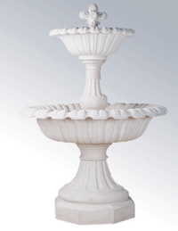 Thumbnail for Tuscania Cast Stone Outdoor Garden Fountain Fountain Tuscan