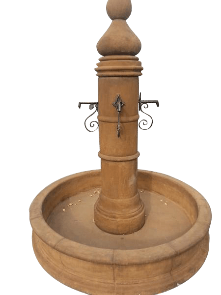 Ventoux Pond Outdoor Cast Stone Garden Fountain For Spouts Fountain Tuscan