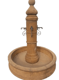 Thumbnail for Ventoux Pond Outdoor Cast Stone Garden Fountain For Spouts Fountain Tuscan