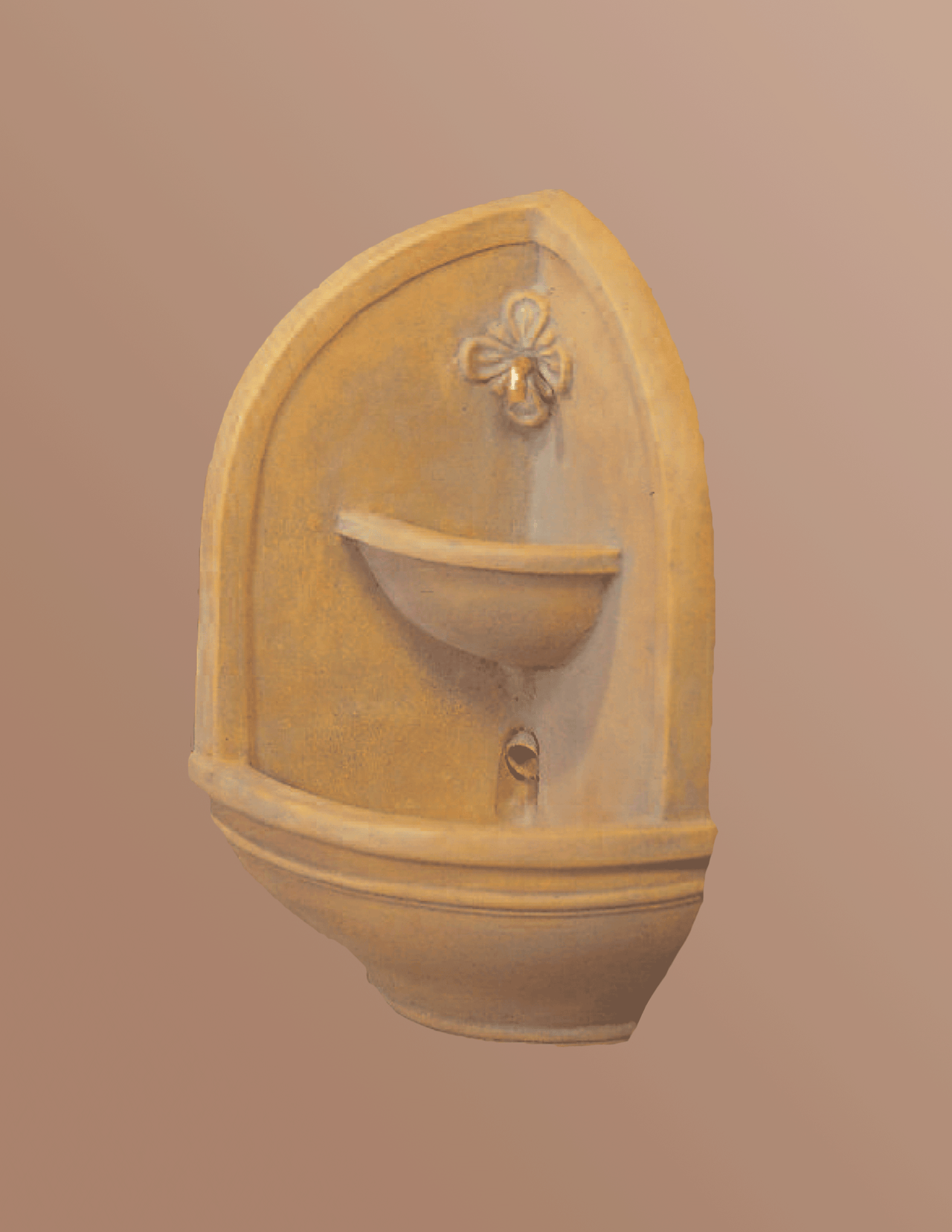 Tuscan Corner Wall Cast Stone Outdoor Garden Fountains With Spout Fountain Tuscan