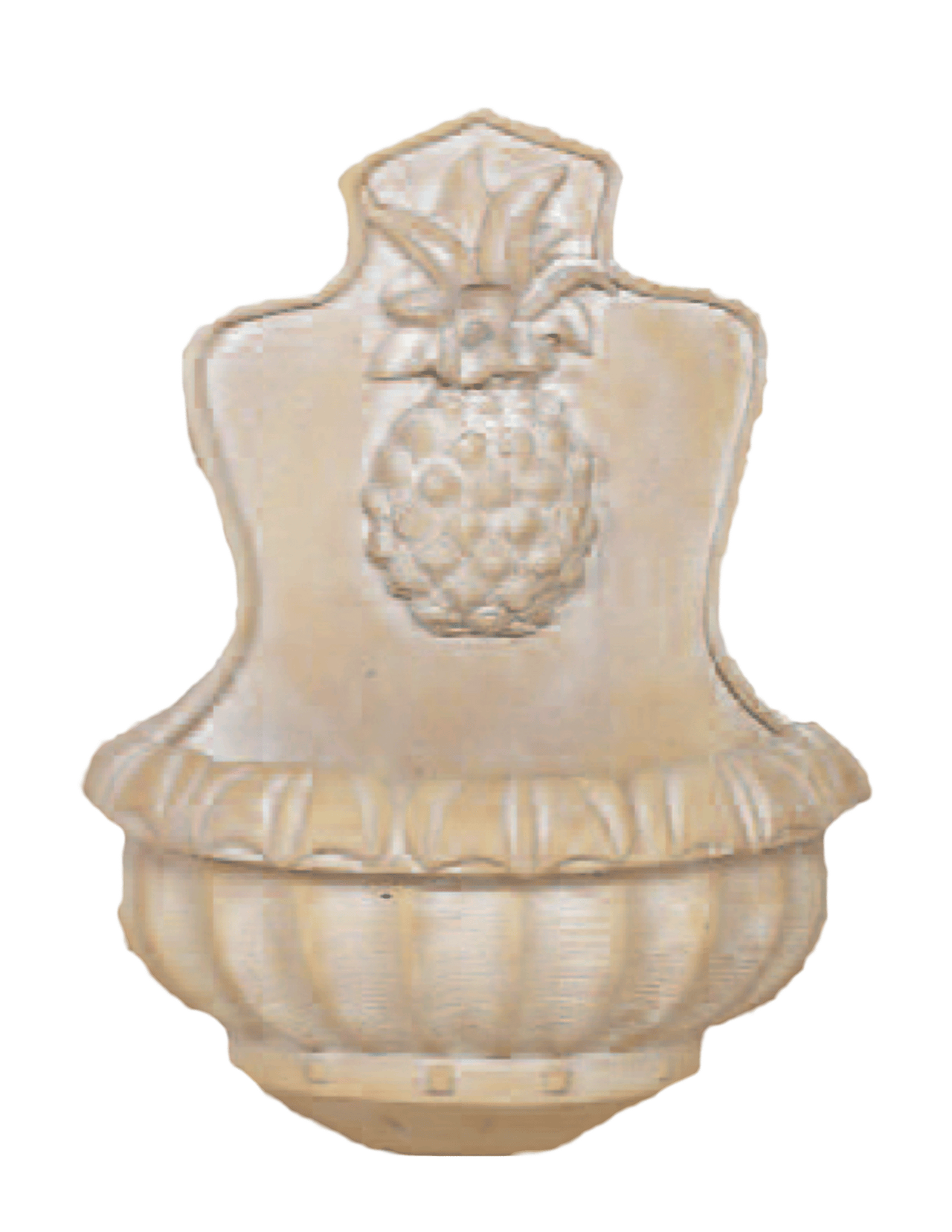 Welcome Pineapple Cast Stone Outdoor Garden Fountains Fountain Tuscan