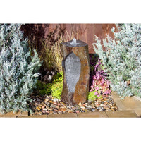 Thumbnail for Real Stone Fountains ABBC925 Basalt Fountain Kit - Special Carving Swirl Cut Fountain Blue Thumb