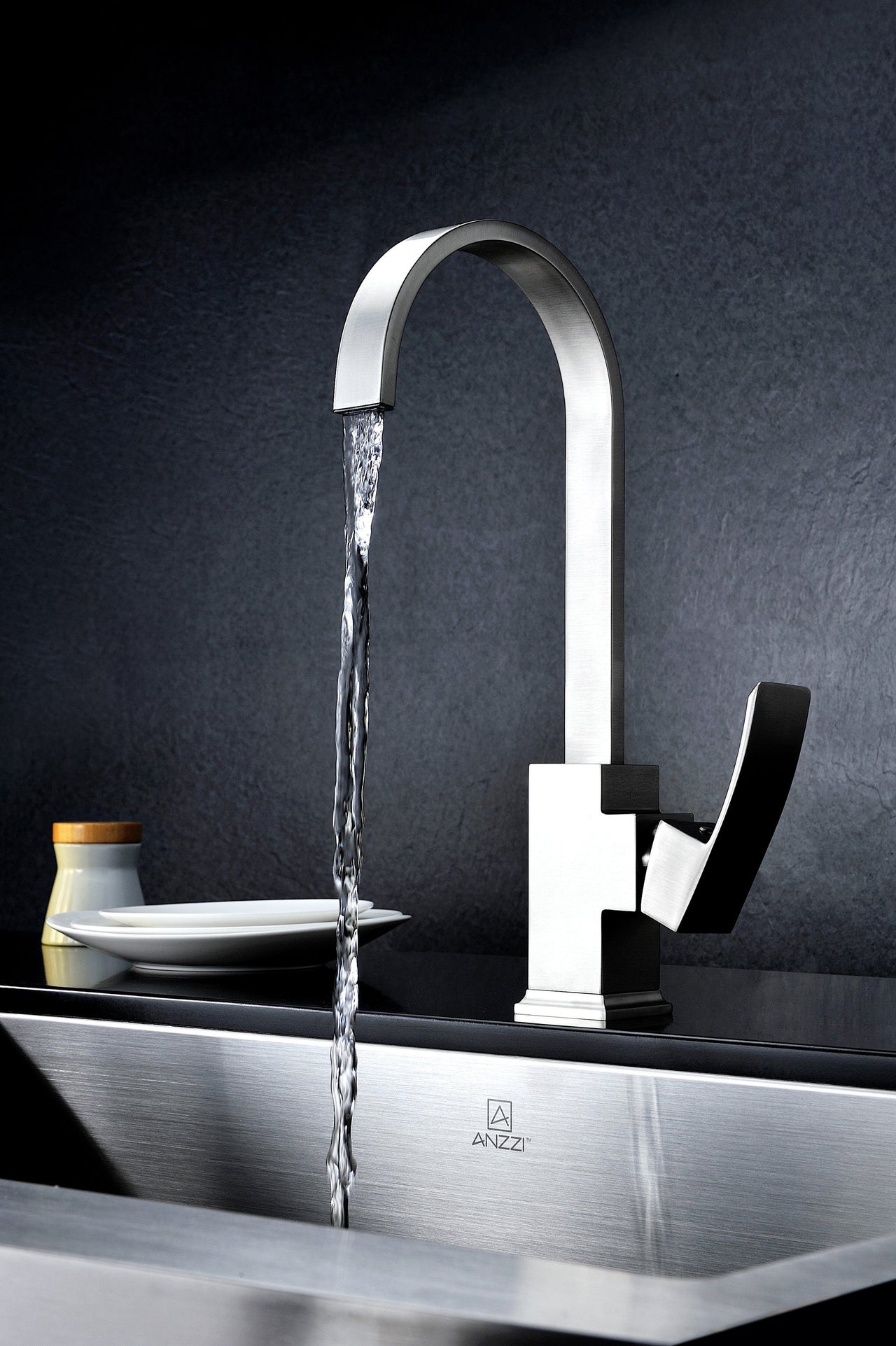 ANZZI Opus Series KF-AZ035BN Kitchen Faucet Kitchen Faucet ANZZI