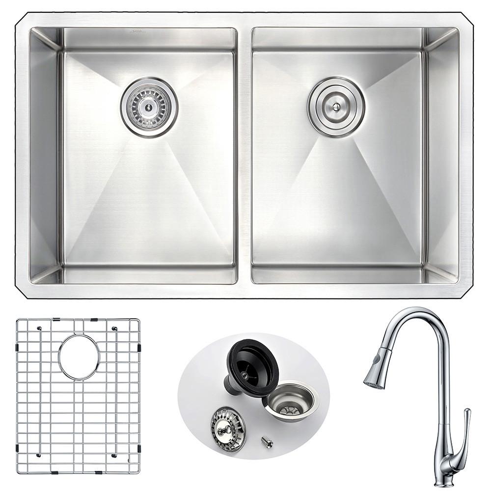 ANZZI VANGUARD Series K32192A-041 Kitchen Sink Kitchen Sink ANZZI