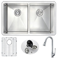 Thumbnail for ANZZI VANGUARD Series K32192A-041 Kitchen Sink Kitchen Sink ANZZI