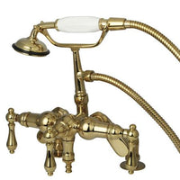 Thumbnail for Kingston Brass Vintage Deck Mount Clawfoot Tub Filler with Hand Shower Clawfoot Tub Filler Kingston Brass