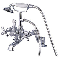 Thumbnail for Kingston Brass Vintage Deck Mount Clawfoot Tub Filler with Hand Shower Clawfoot Tub Filler Kingston Brass