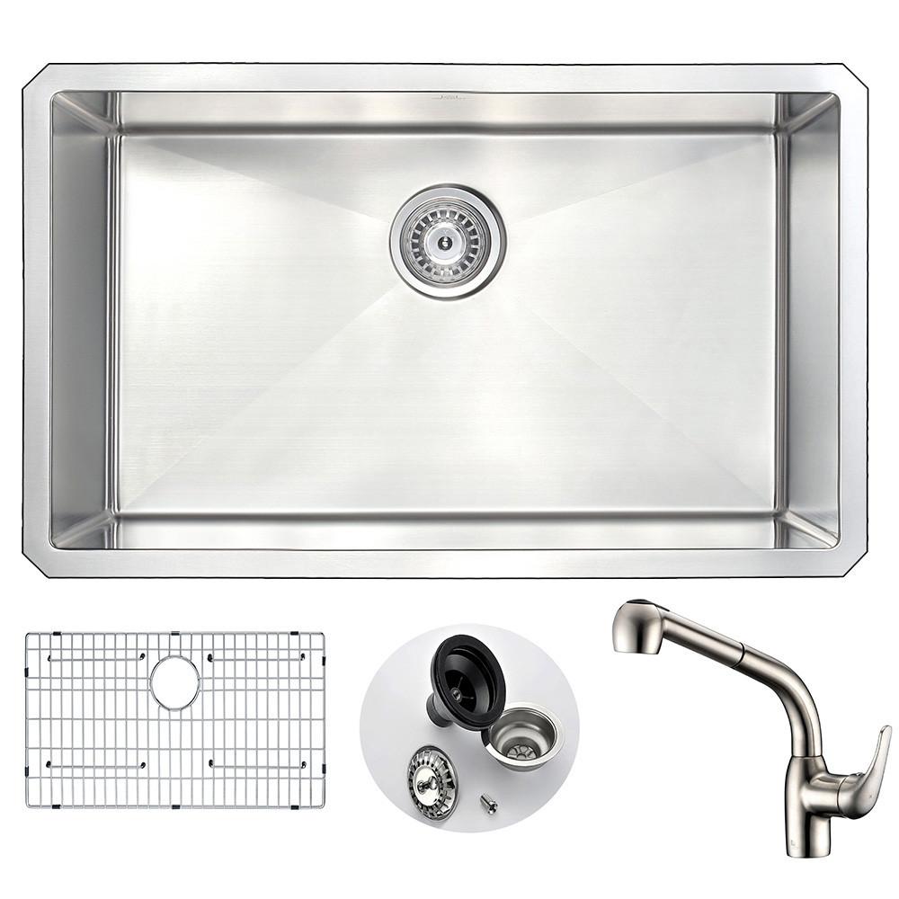 ANZZI VANGUARD Series KAZ3018-095 Kitchen Sink Kitchen Sink ANZZI