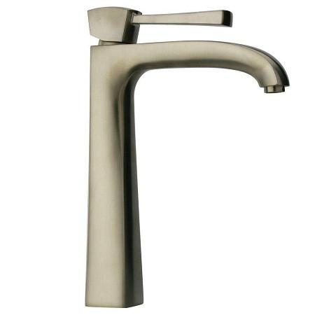 Latoscana Lady Single Handle Tall Lavatory Faucet Brushed Nickel touch on bathroom sink faucets Latoscana 