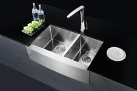 Thumbnail for ANZZI ELYSIAN Series K-AZ3320-4A Kitchen Sink Kitchen Sink ANZZI