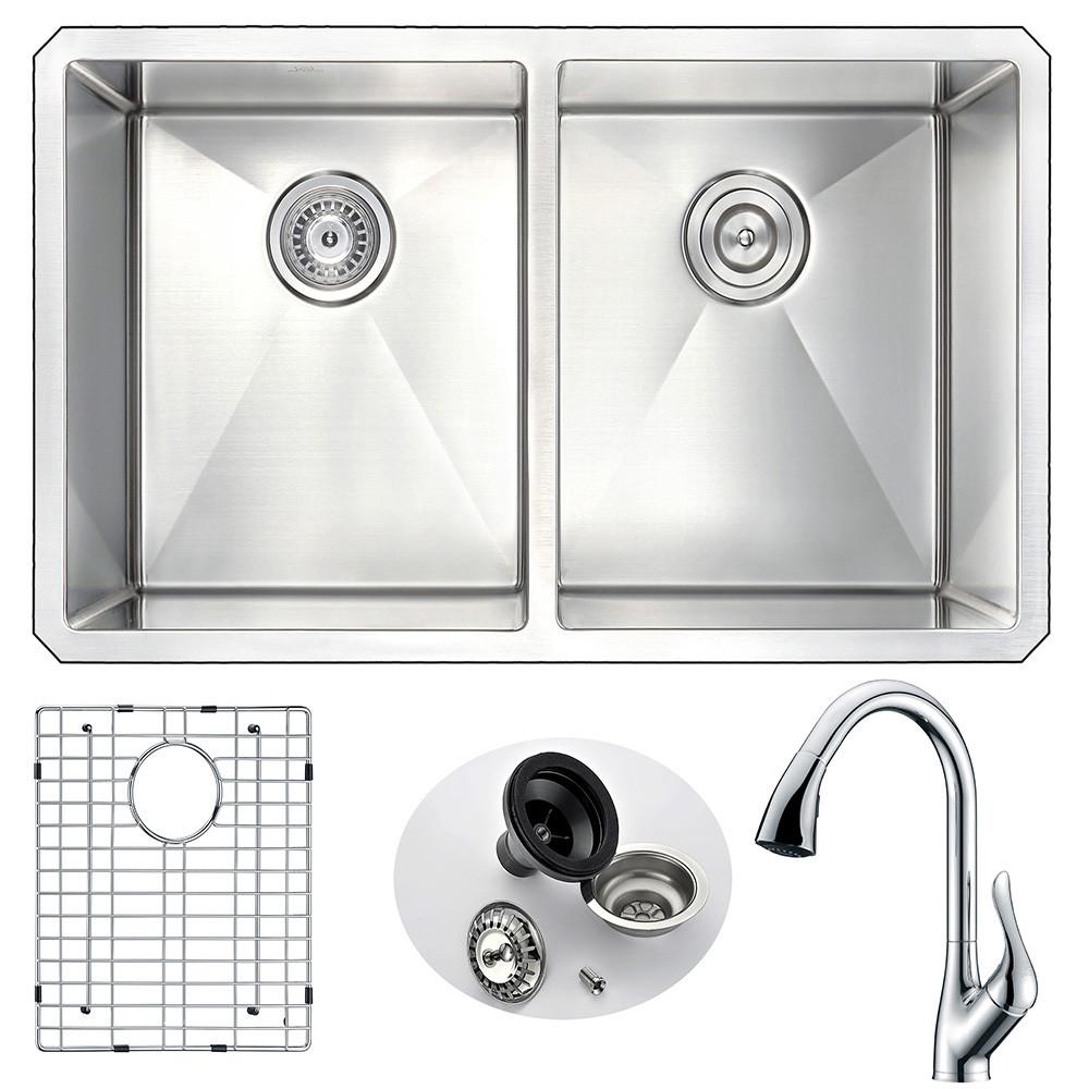 ANZZI VANGUARD Series K32192A-031 Kitchen Sink Kitchen Sink ANZZI